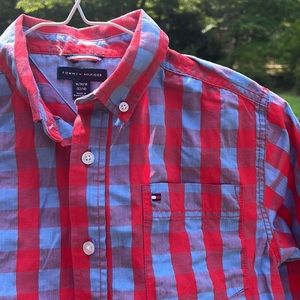 Tommy Hilfiger Plaid Button Down - kid’s 12/14